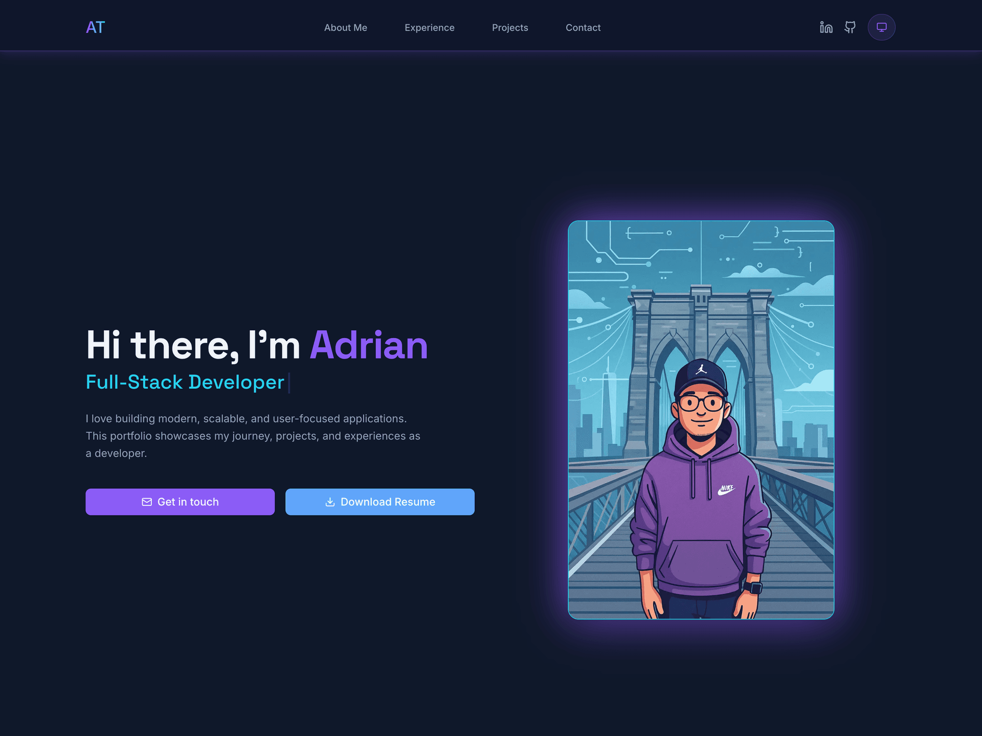 Portfolio screenshot